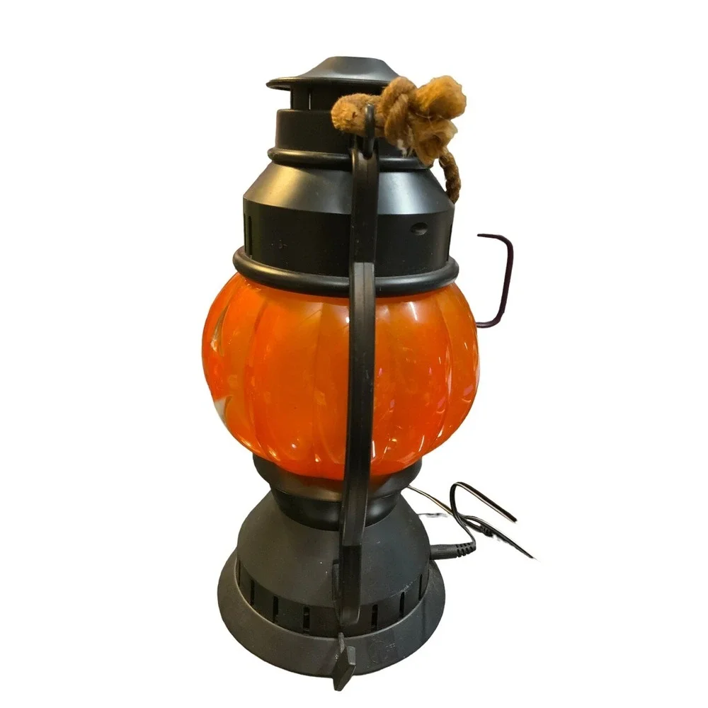 Vintage Jack 'O Lantern Electric Flaming Light Up Lantern 11
